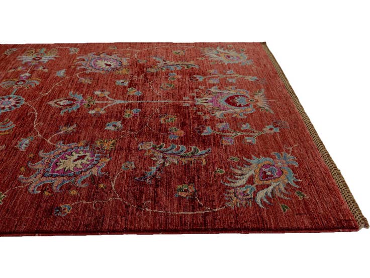 Detail image of 4' 2 x 6' 2 Hand Knotted Ariana Ziegler Rug