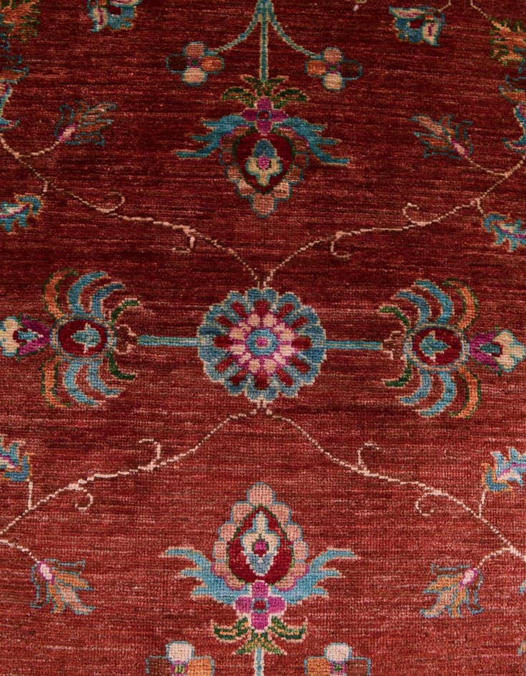 Detail image of 4' 2 x 6' 2 Hand Knotted Ariana Ziegler Rug