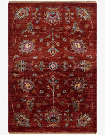 4' 2 x 6' 2 Hand Knotted Ariana Ziegler Rug