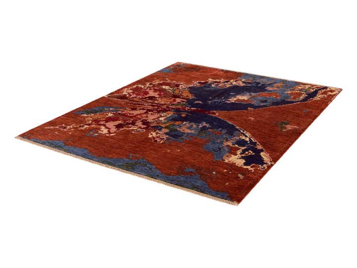 5' 4 x 6' 10 Hand Knotted Ariana Ziegler Rug