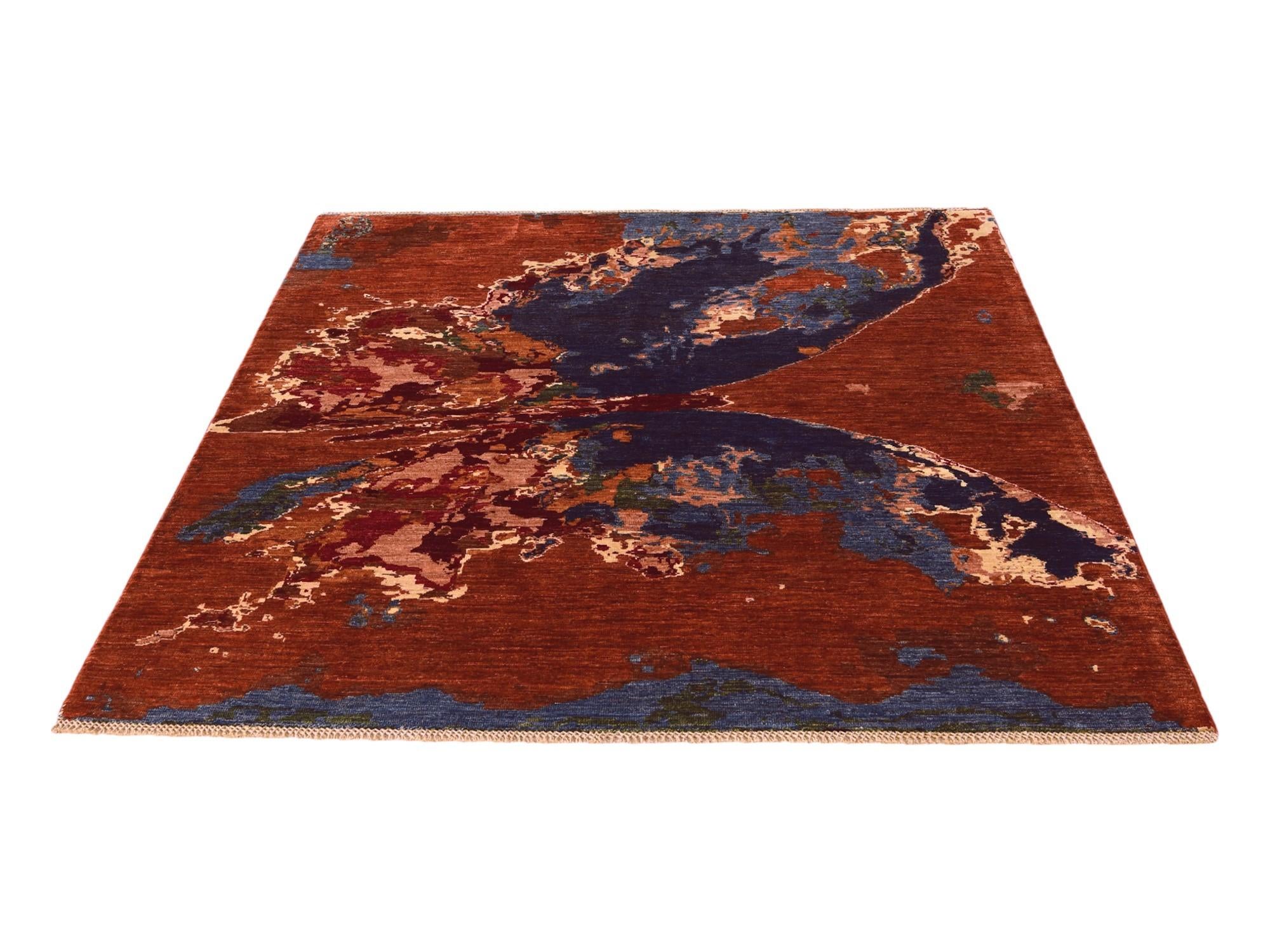 5' 4 x 6' 10 Hand Knotted Ariana Ziegler Rug