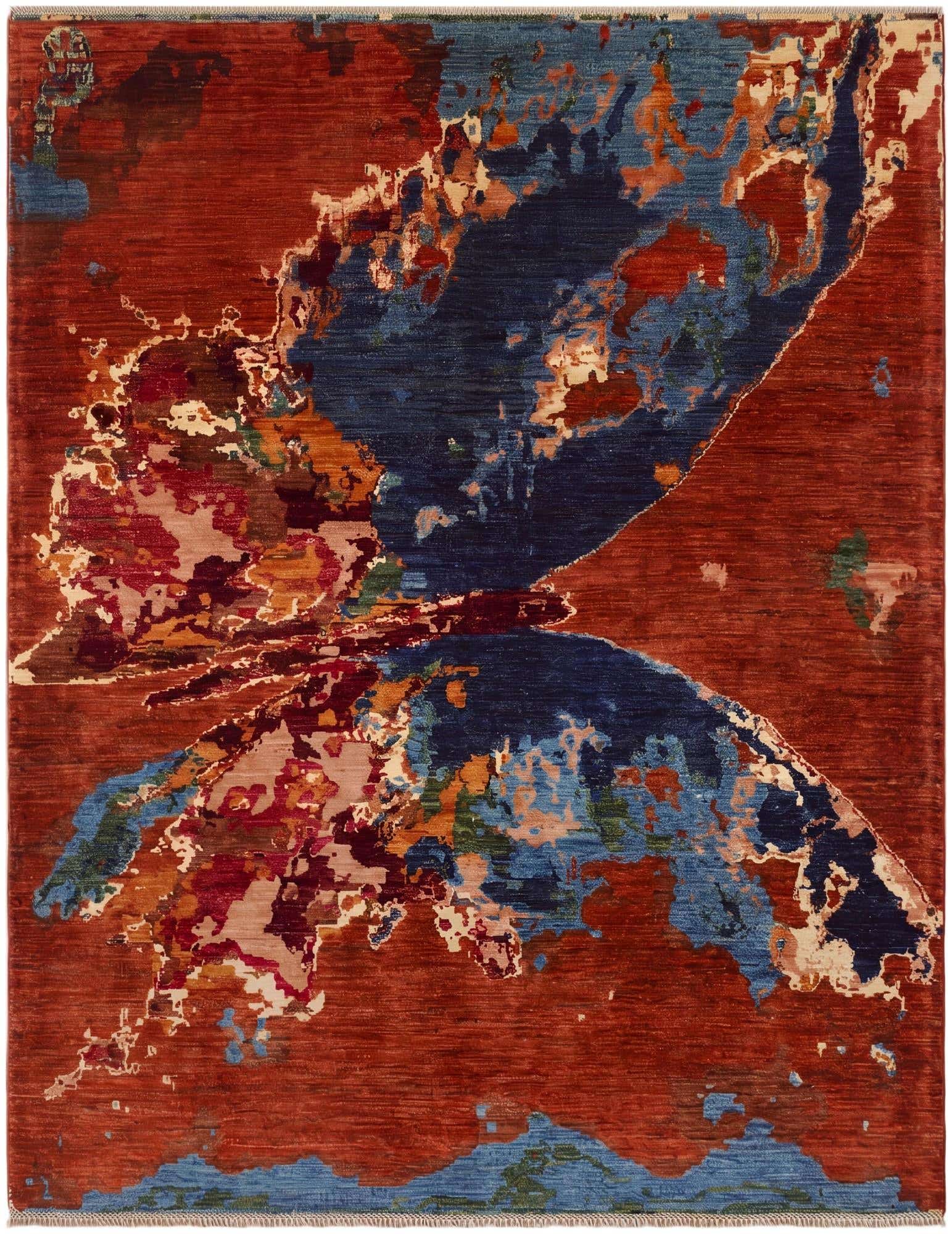 5' 4 x 6' 10 Hand Knotted Ariana Ziegler Rug