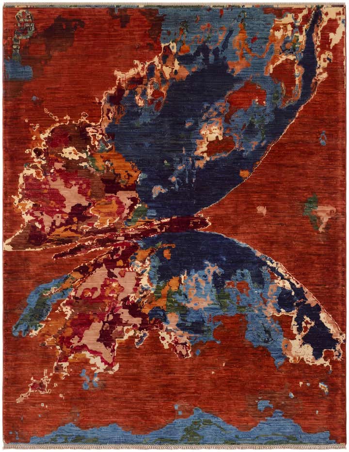 5' 4 x 6' 10 Hand Knotted Ariana Ziegler Rug