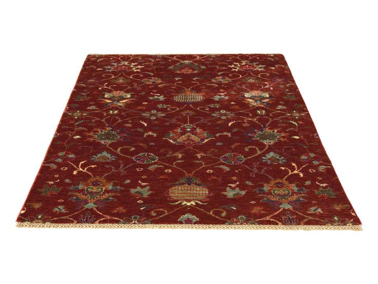 Detail image of 4' 3 x 6' Hand Knotted Ariana Ziegler Rug
