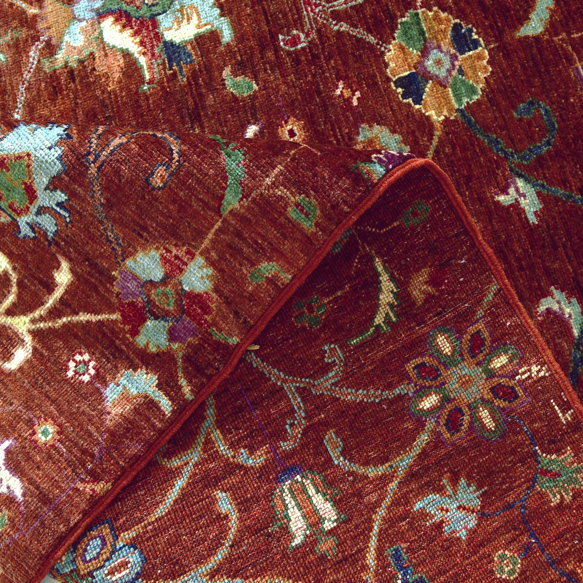 4' 3 x 6' Hand Knotted Ariana Ziegler Rug