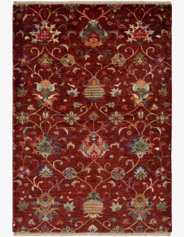 4' 3 x 6' Hand Knotted Ariana Ziegler Rug