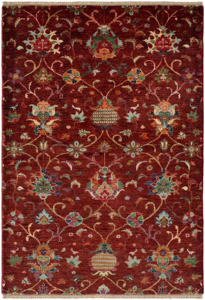 4' 3 x 6' Hand Knotted Ariana Ziegler Rug