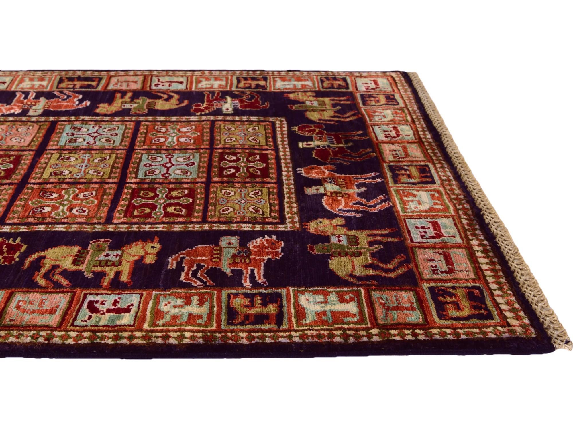 2' 10 x 4' Hand Knotted Ariana Ziegler Rug