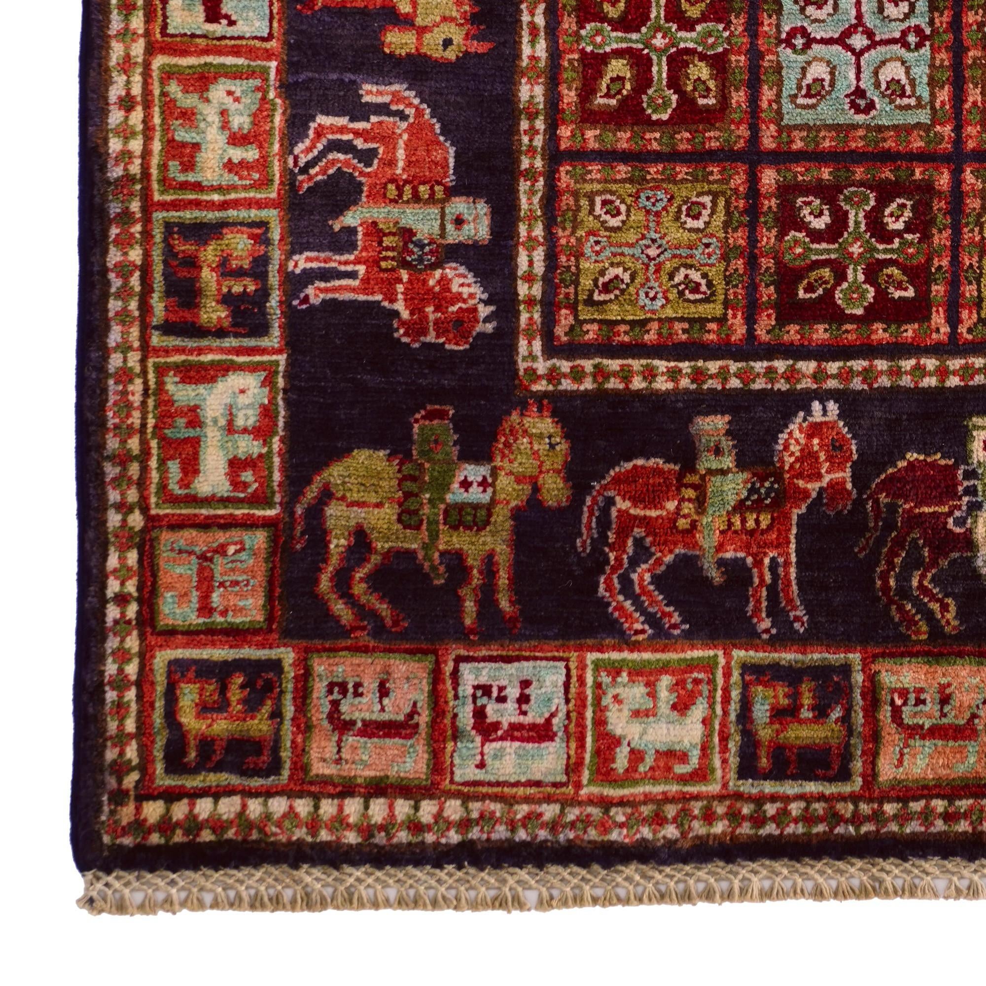 2' 10 x 4' Hand Knotted Ariana Ziegler Rug