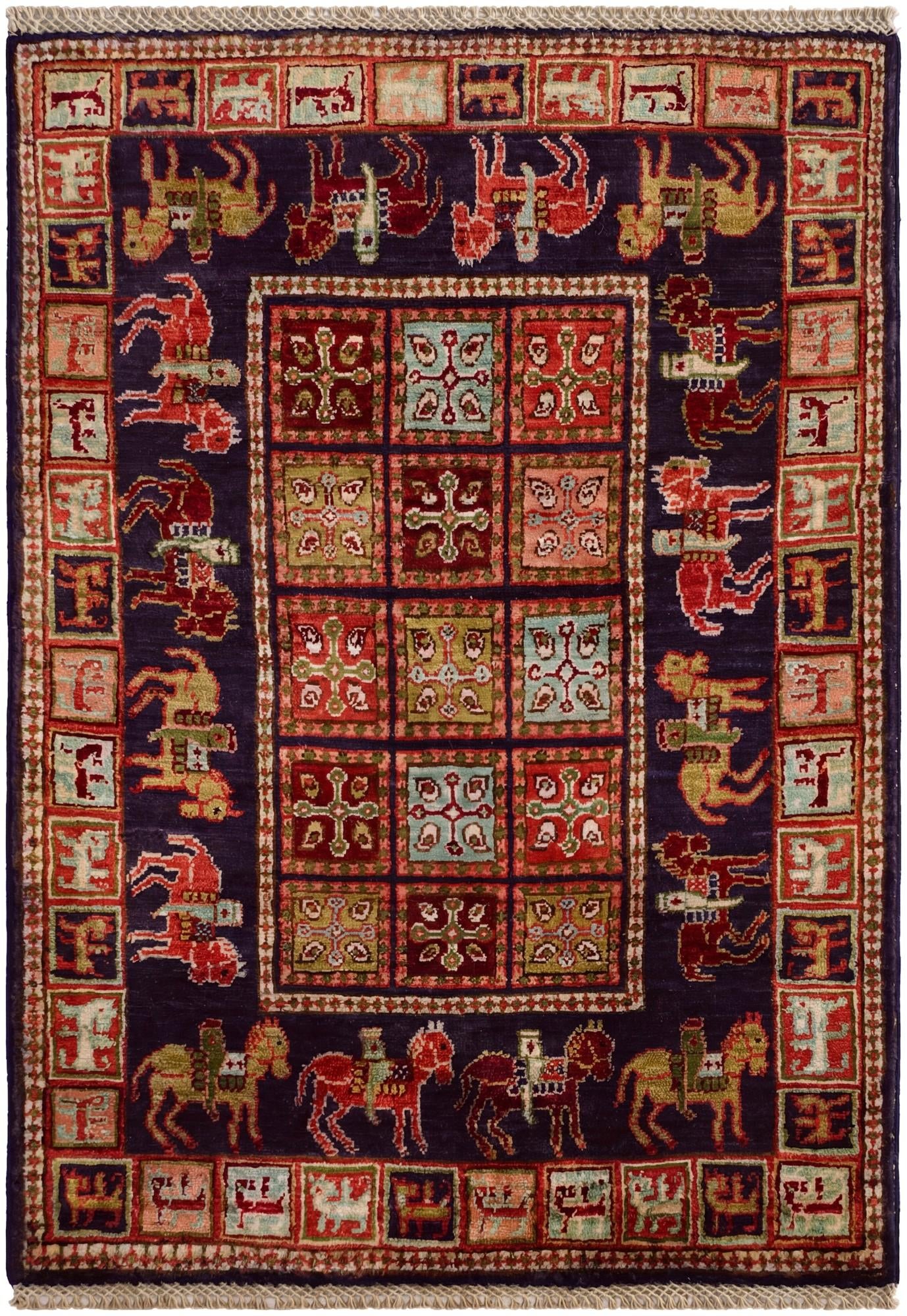 2' 10 x 4' Hand Knotted Ariana Ziegler Rug