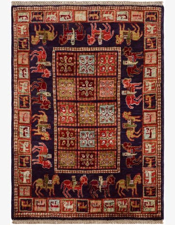2' 10 x 4' Hand Knotted Ariana Ziegler Rug