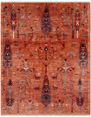 5' 4 x 6' 7 Hand Knotted Ariana Ziegler Rug