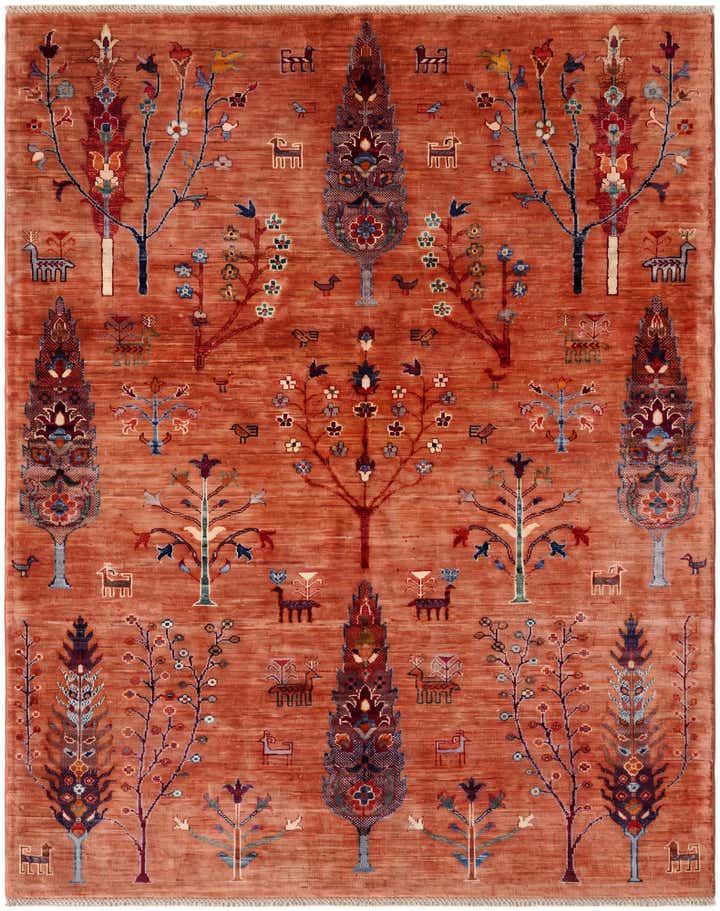 5' 4 x 6' 7 Hand Knotted Ariana Ziegler Rug