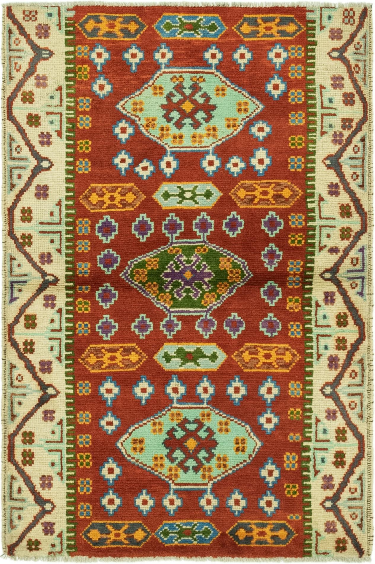 3' 2 x 5' Hand Knotted Balouch Rug