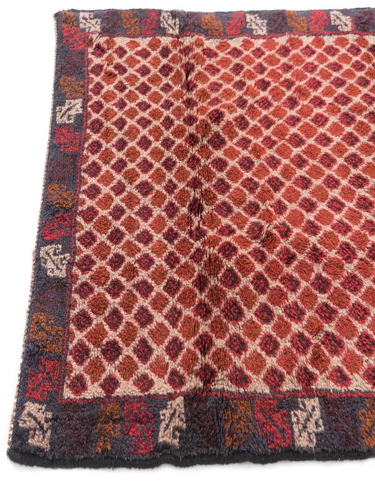 Detail image of 3' 1 x 4' 7  Hand Knotted Balouch Persian Wool Rug