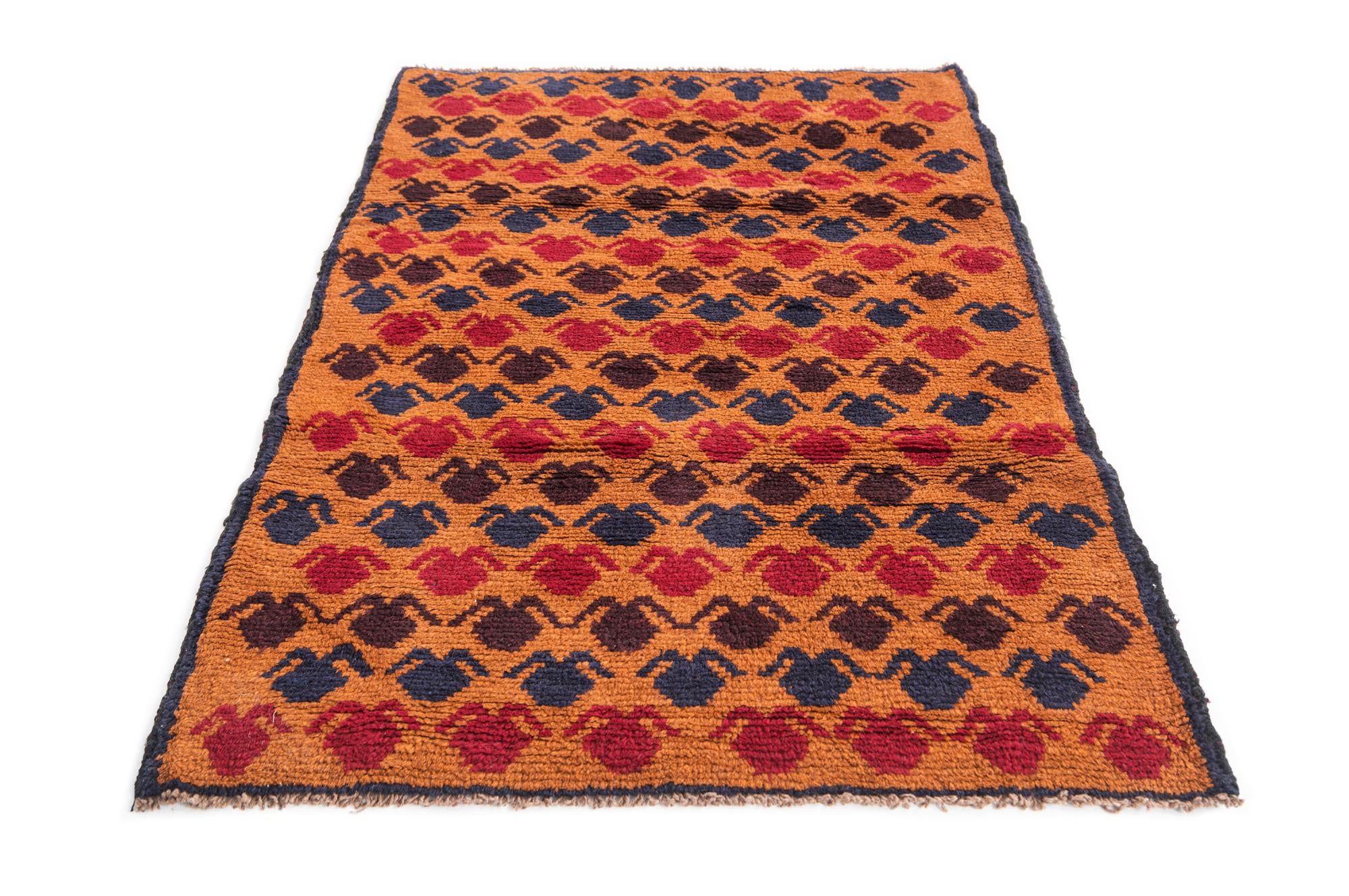 3' x 4' 8 Hand Knotted Balouch Persian Wool Rug