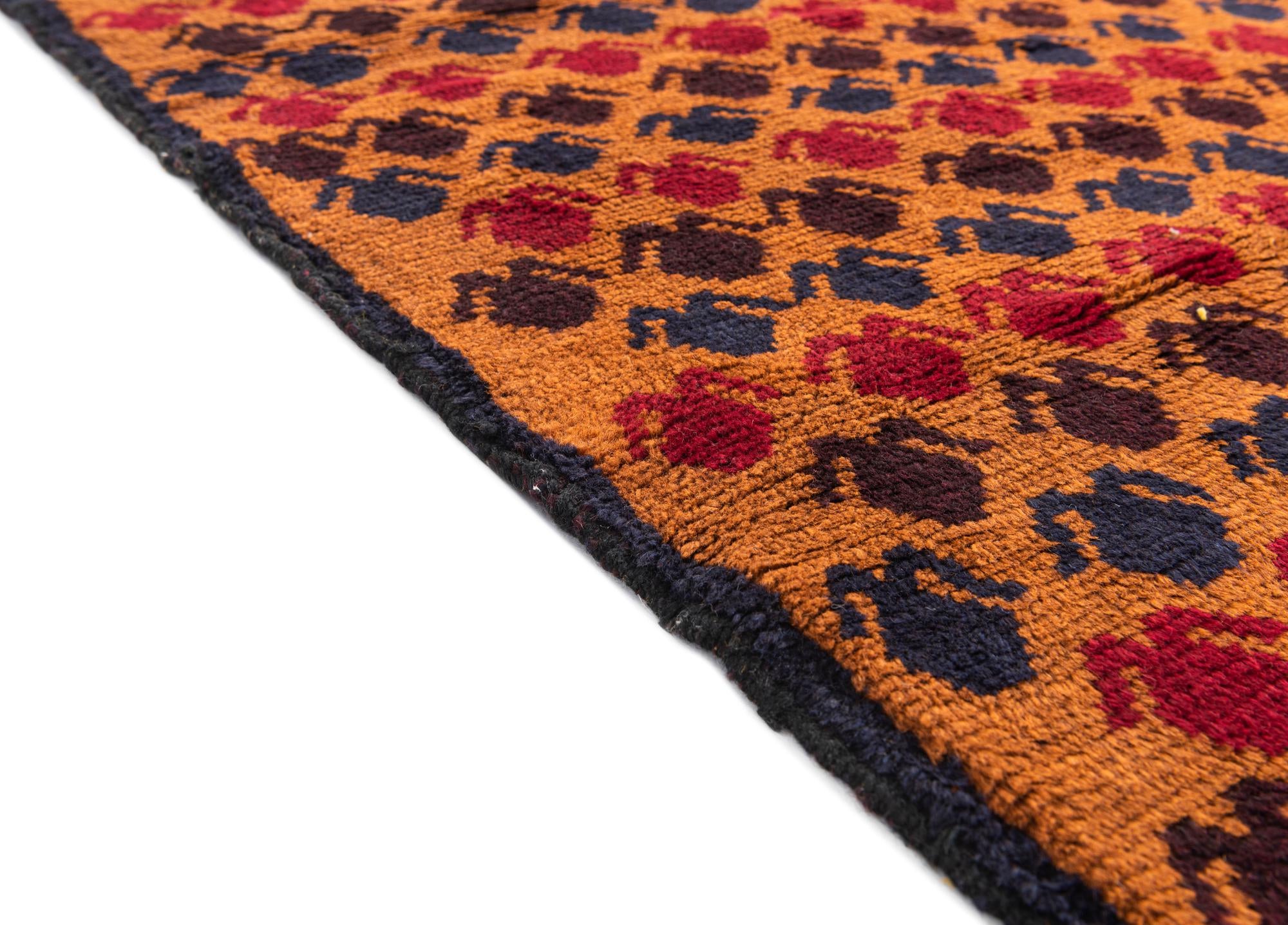 3' x 4' 8 Hand Knotted Balouch Persian Wool Rug
