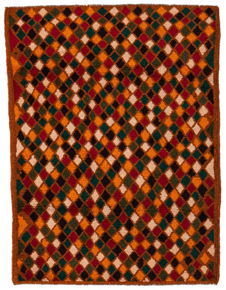 Detail image of 2' 8 x 4' 4 Hand Knotted Balouch Wool Rug