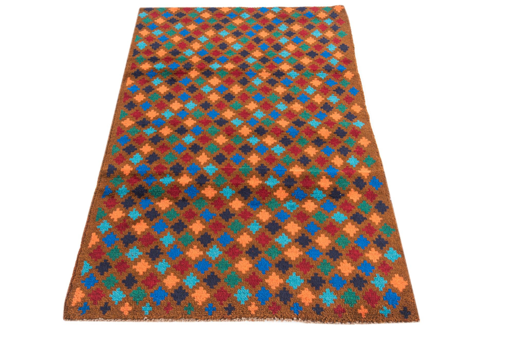 2' 10 x 4' 9 Hand Knotted Balouch Wool Rug
