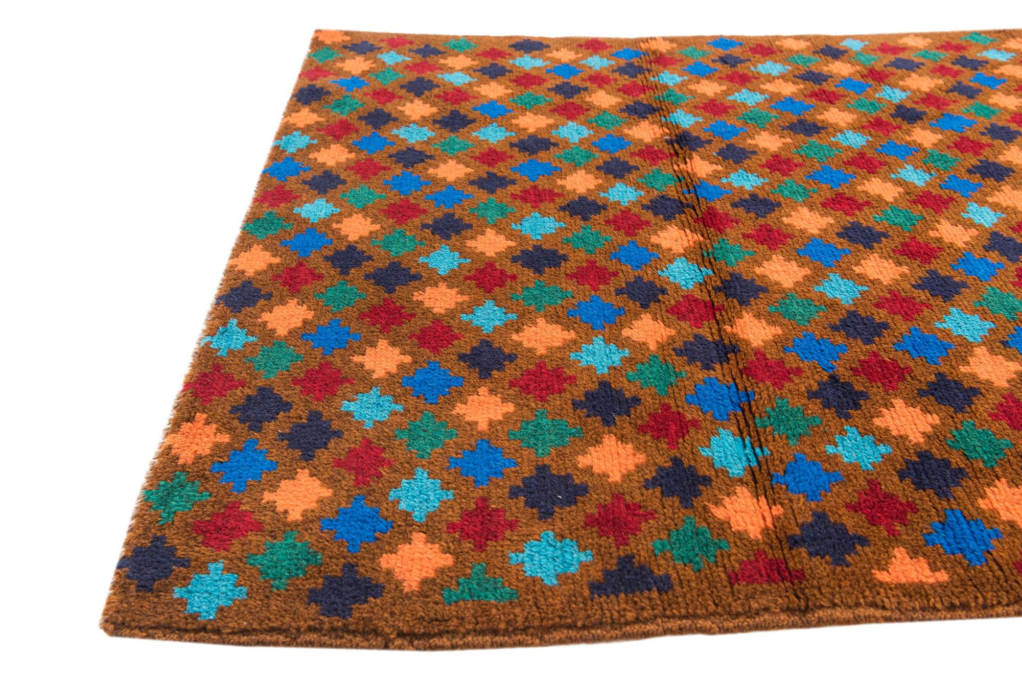 2' 10 x 4' 9 Hand Knotted Balouch Wool Rug