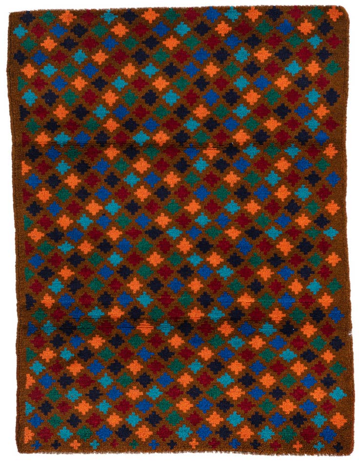 Detail image of 2' 10 x 4' 9 Hand Knotted Balouch Wool Rug