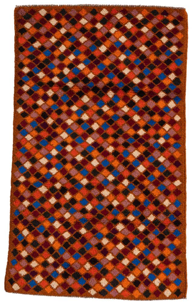 2' 9 x 4' 8 Hand Knotted Balouch Wool Rug