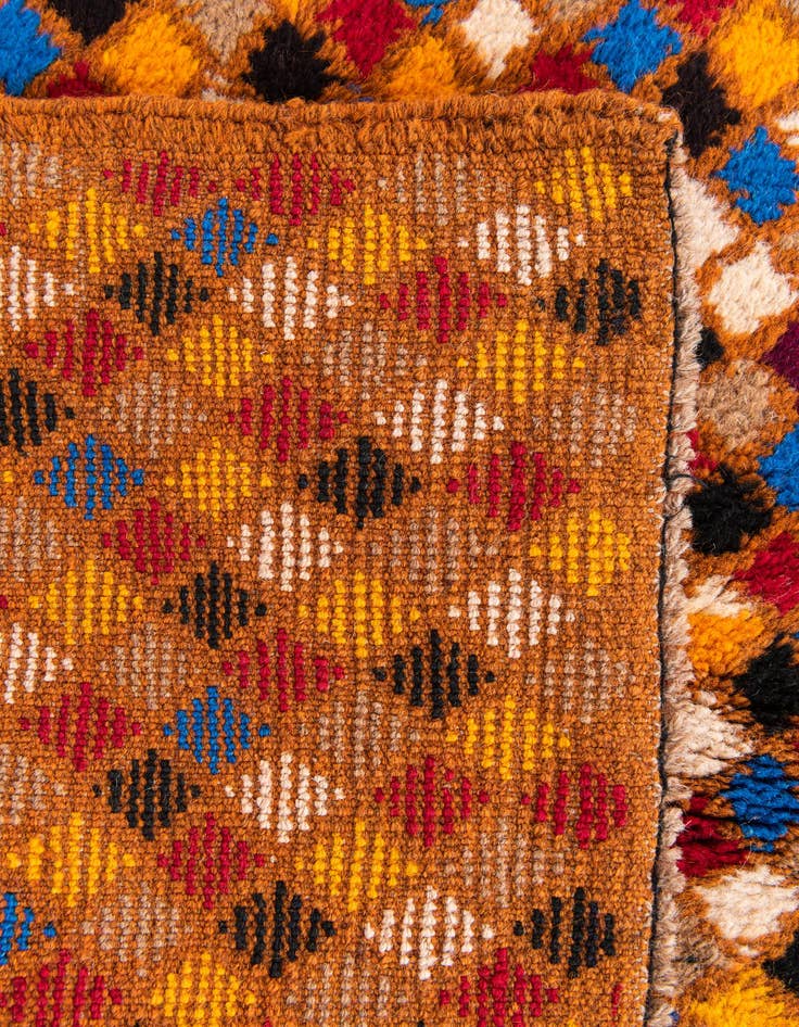 Detail image of 3' x 4' 6  Hand Knotted Balouch Wool Rug