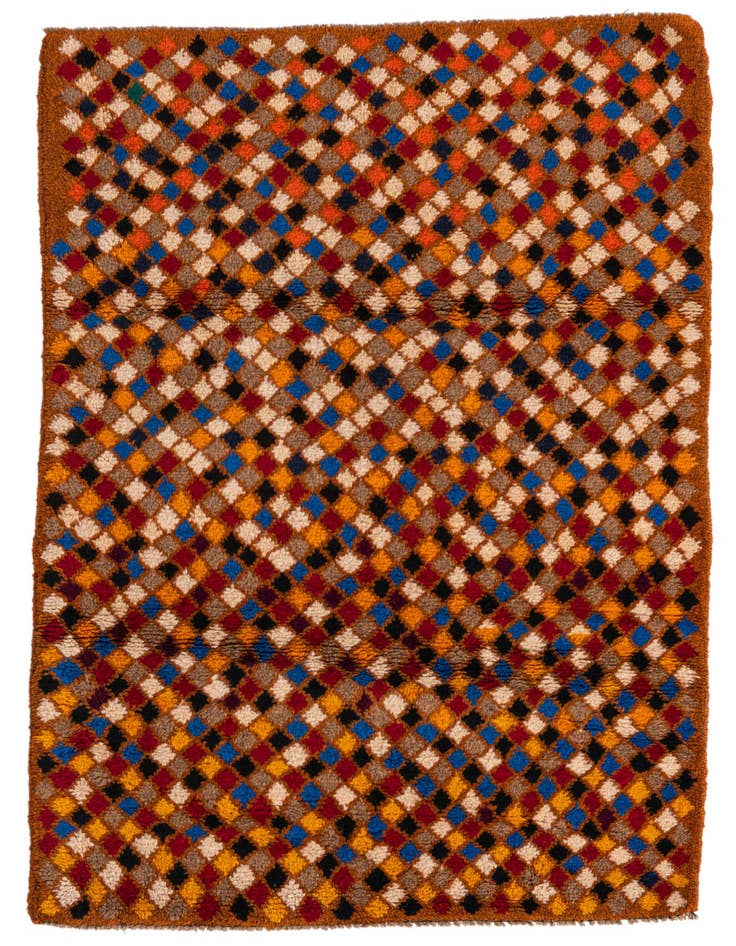 Detail image of 3' x 4' 6 Hand Knotted Balouch Wool Rug