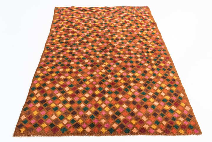 5' x 6' 10 Hand Knotted Balouch Wool Rug