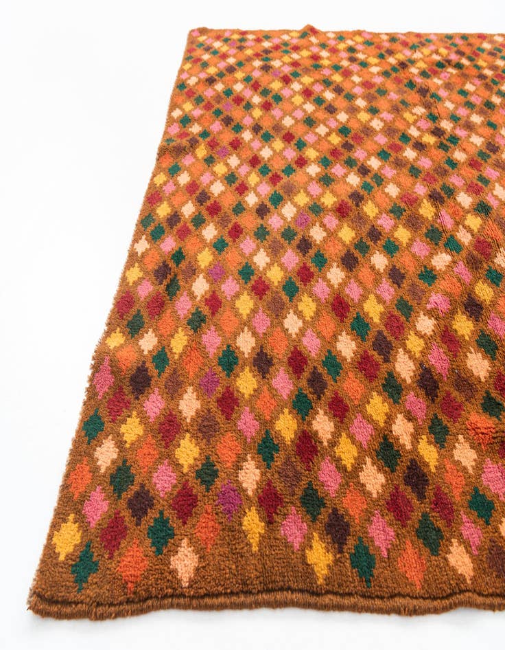 Detail image of 5' x 6' 10  Hand Knotted Balouch Wool Rug