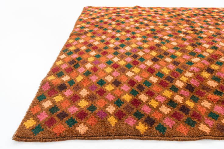 Detail image of 5' x 6' 10 Hand Knotted Balouch Wool Rug
