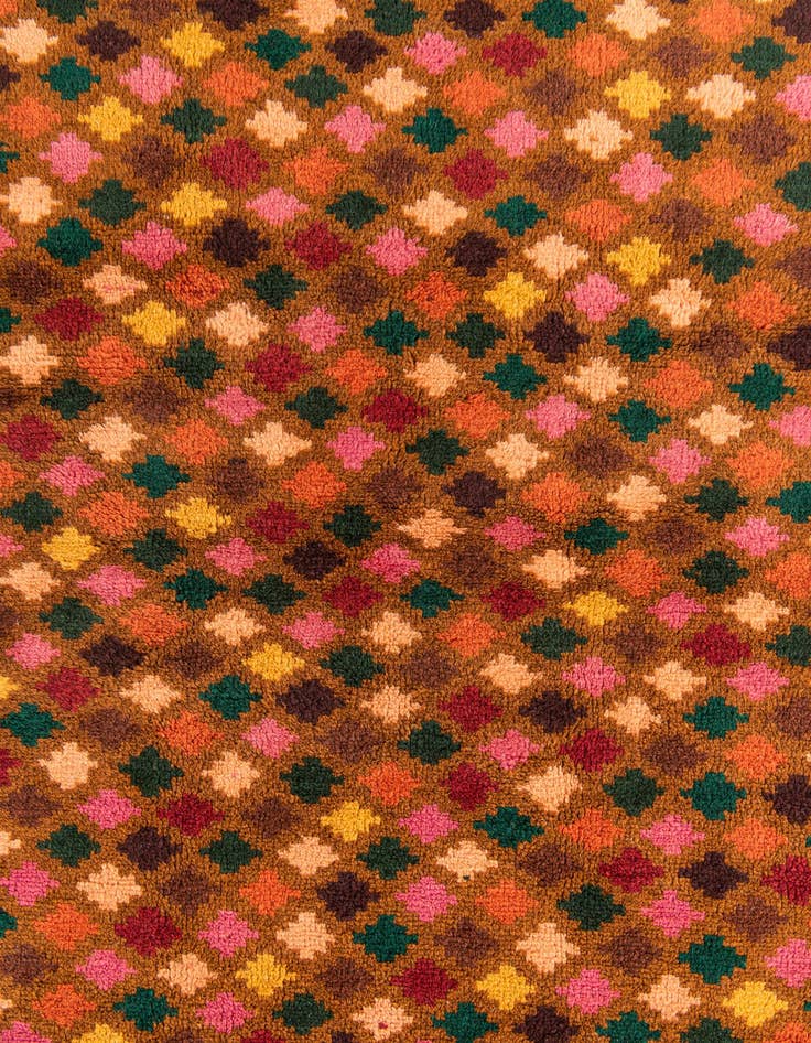 Detail image of 5' x 6' 10  Hand Knotted Balouch Wool Rug