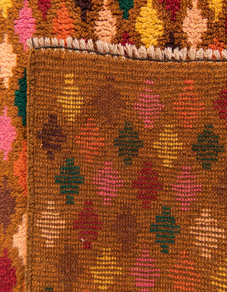 Detail image of 5' x 6' 10  Hand Knotted Balouch Wool Rug