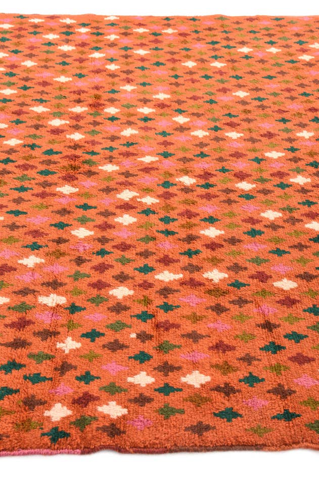 Detail image of 6' 2 x 8' 4 Hand Knotted Balouch Wool Rug