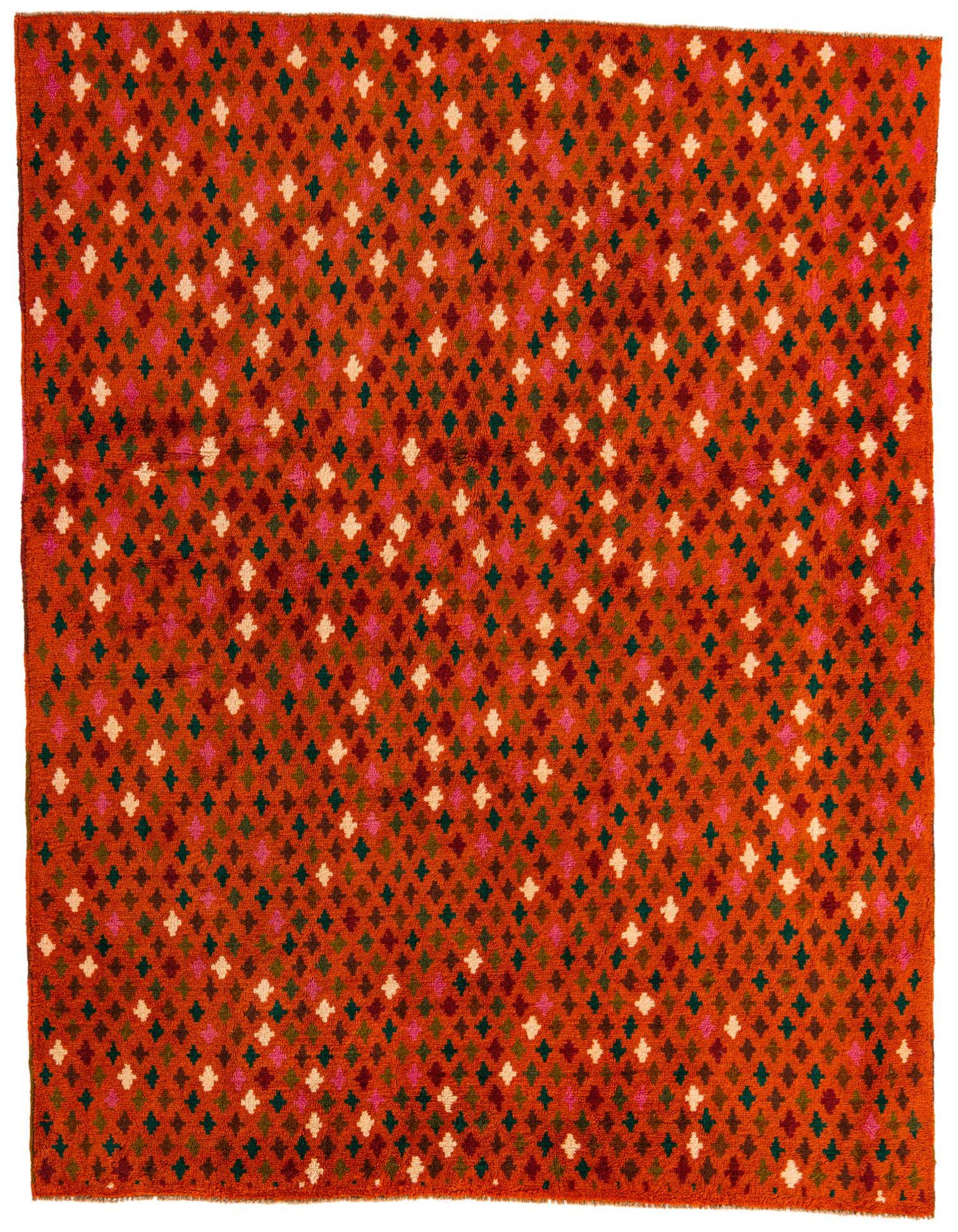 6' 2 x 8' 4 Hand Knotted Balouch Wool Rug