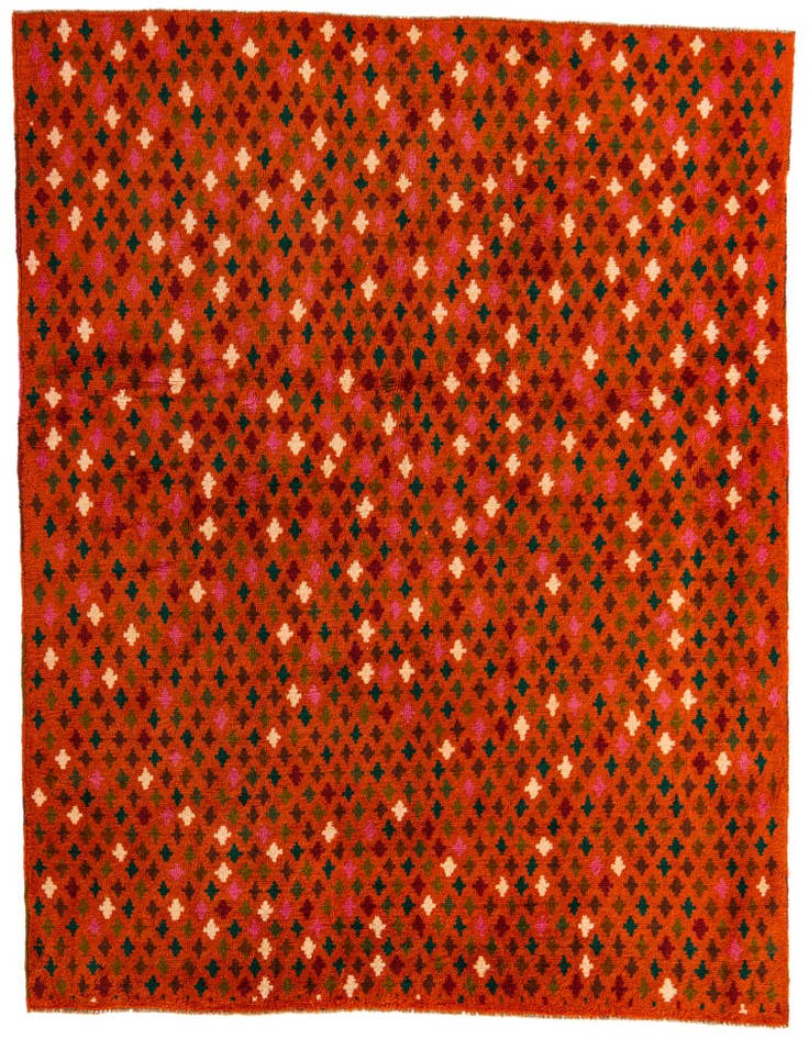 Detail image of 6' 2 x 8' 4 Hand Knotted Balouch Wool Rug
