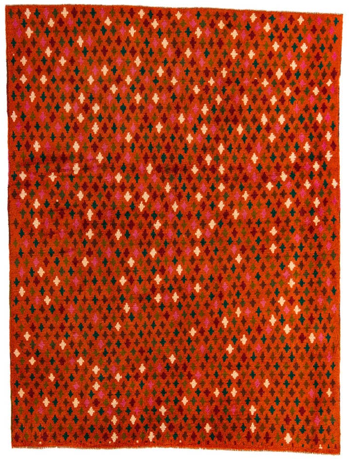 Detail image of 6' 2 x 8' 4 Hand Knotted Balouch Wool Rug
