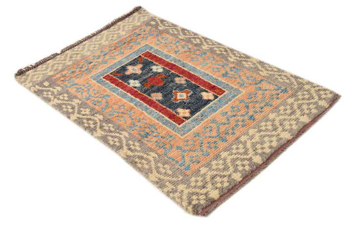2' 6 x 4' Hand Knotted Balouch Wool Rug