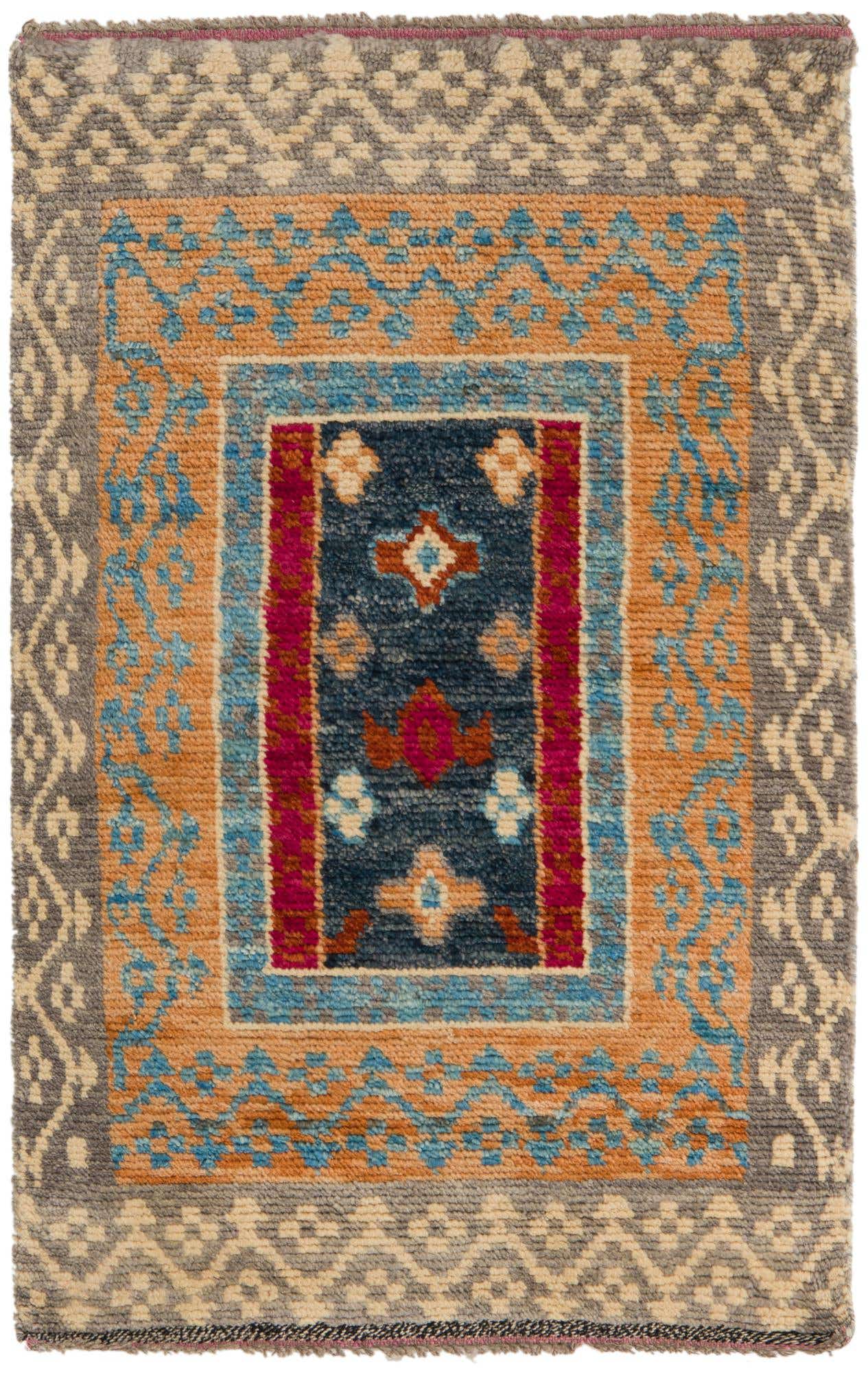 2' 6 x 4' Hand Knotted Balouch Wool Rug