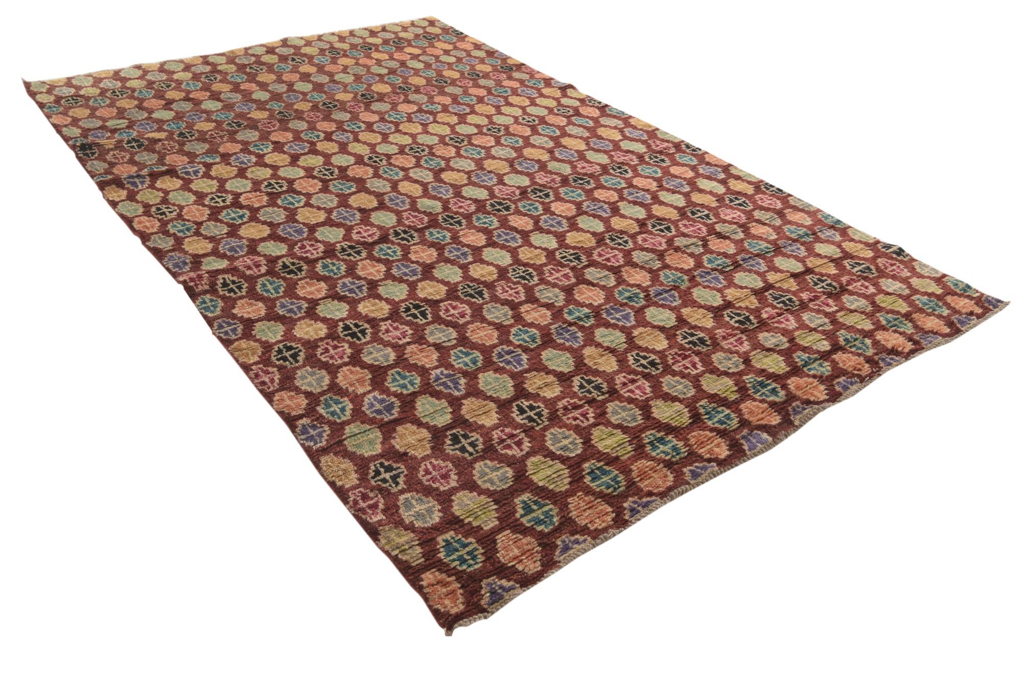 190cm x 290cm anudado a mano Balouch Alfombra Lana