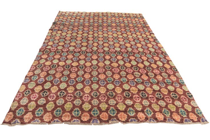 Detail image of 6' 2 x 9' 6 Hand Knotted Balouch Wool Rug