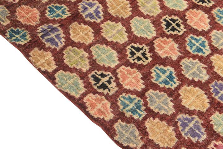 6' 2 x 9' 6 Hand Knotted Balouch Wool Rug