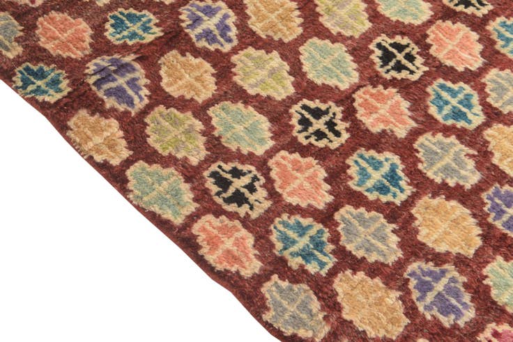 Detail image of 6' 2 x 9' 6 Hand Knotted Balouch Wool Rug