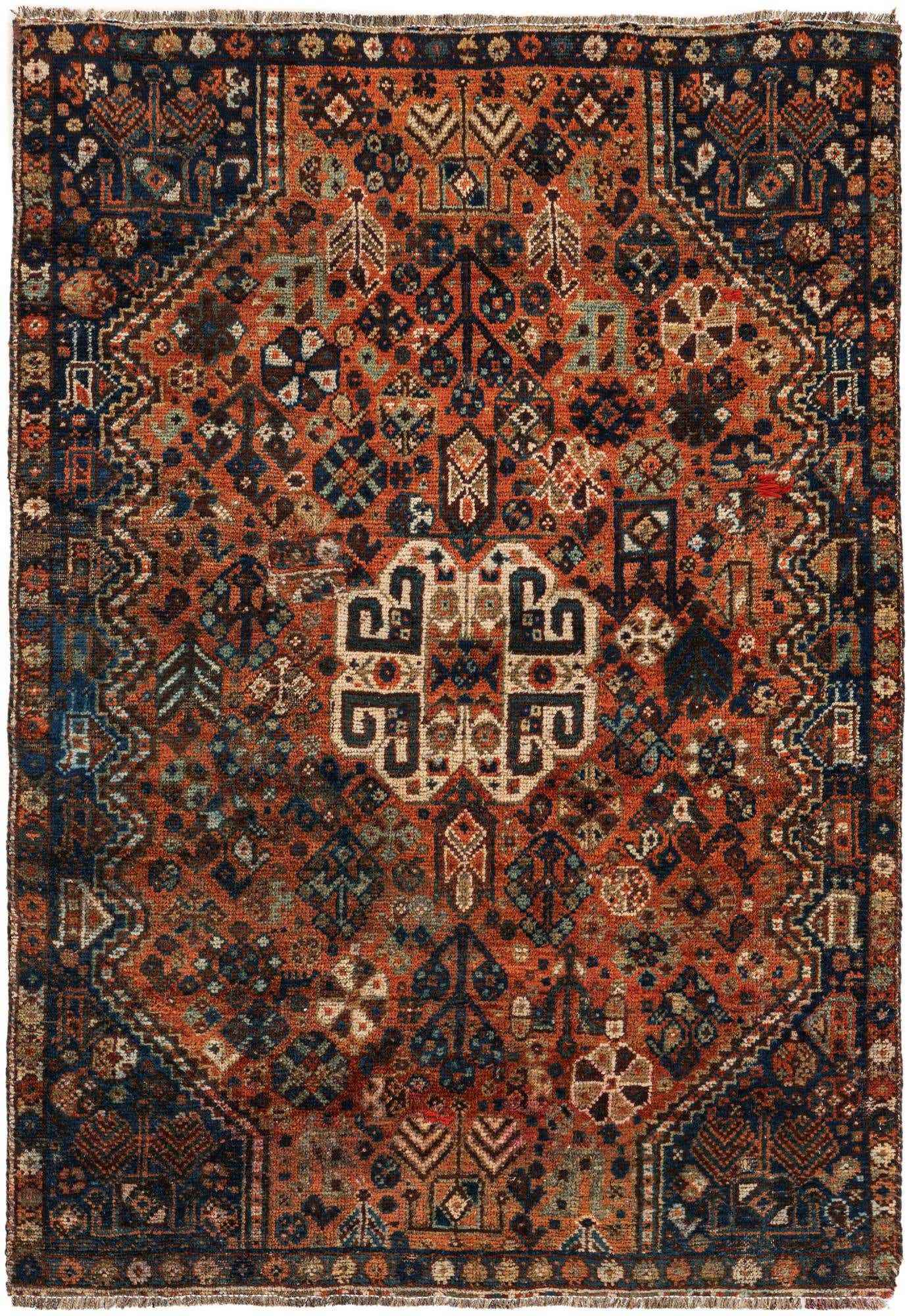 3' 9 x 5' 5 Hand Knotted Balouch Wool Rug