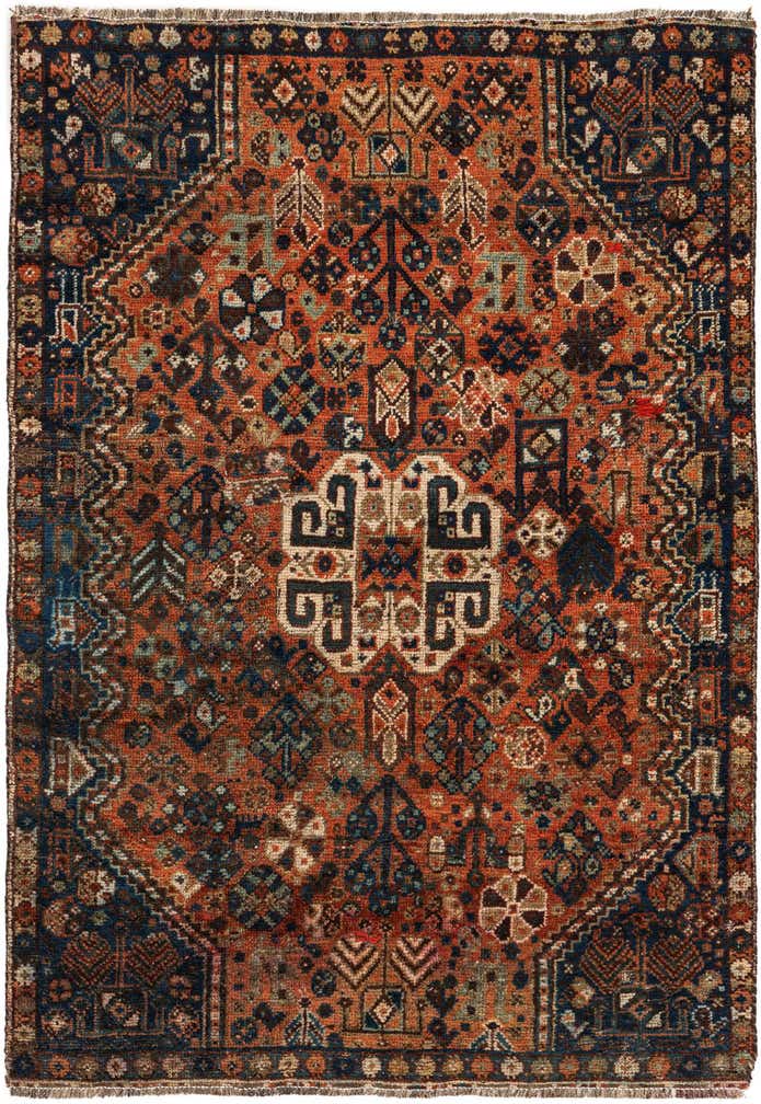 3' 9 x 5' 5 Hand Knotted Balouch Wool Rug