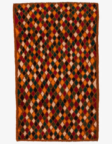 2' 8 x 4' 4 Hand Knotted Balouch Wool Rug