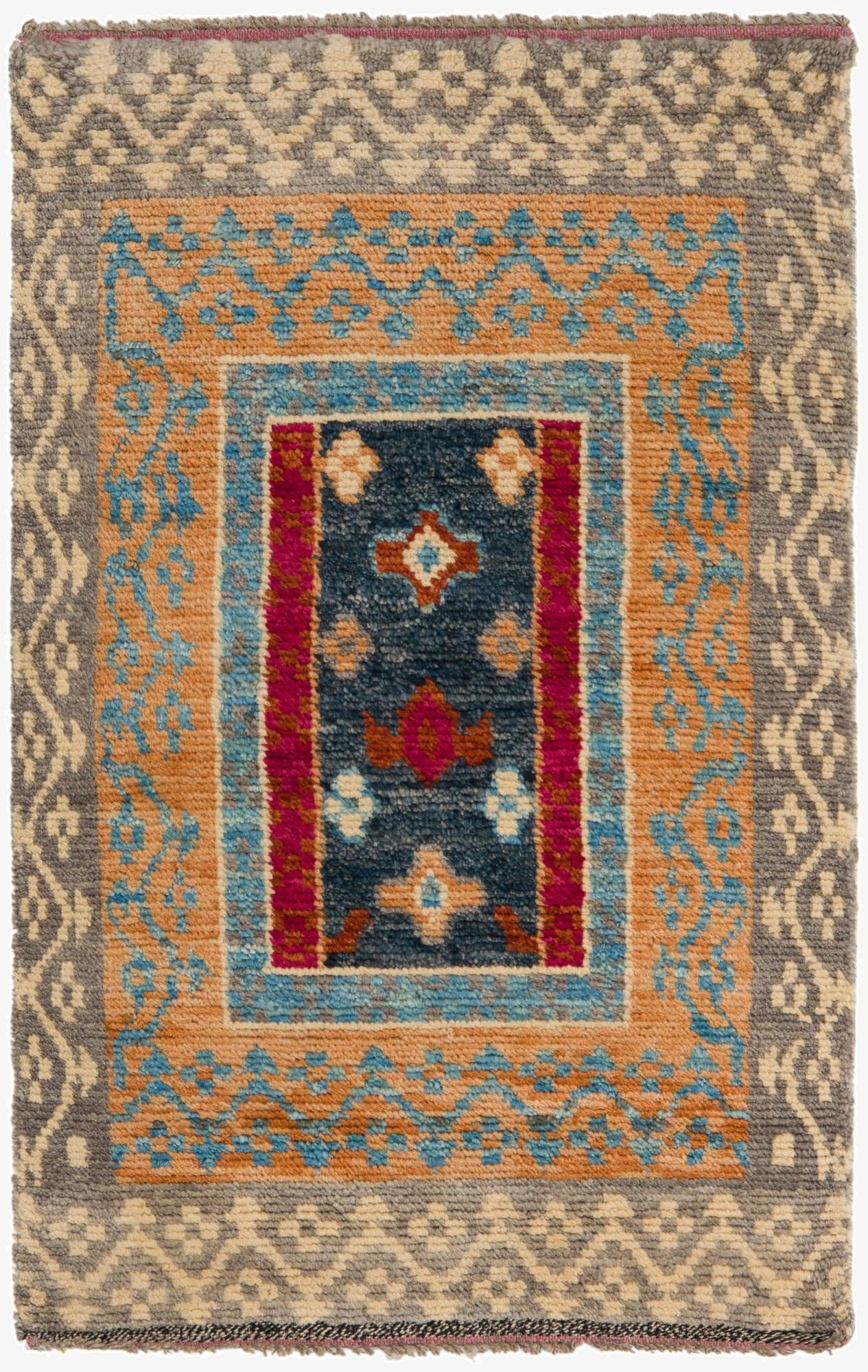 2' 6 x 4'  Hand Knotted Balouch Wool Rug