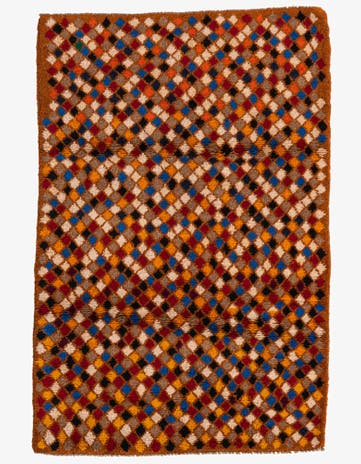 3' x 4' 6 Hand Knotted Balouch Wool Rug