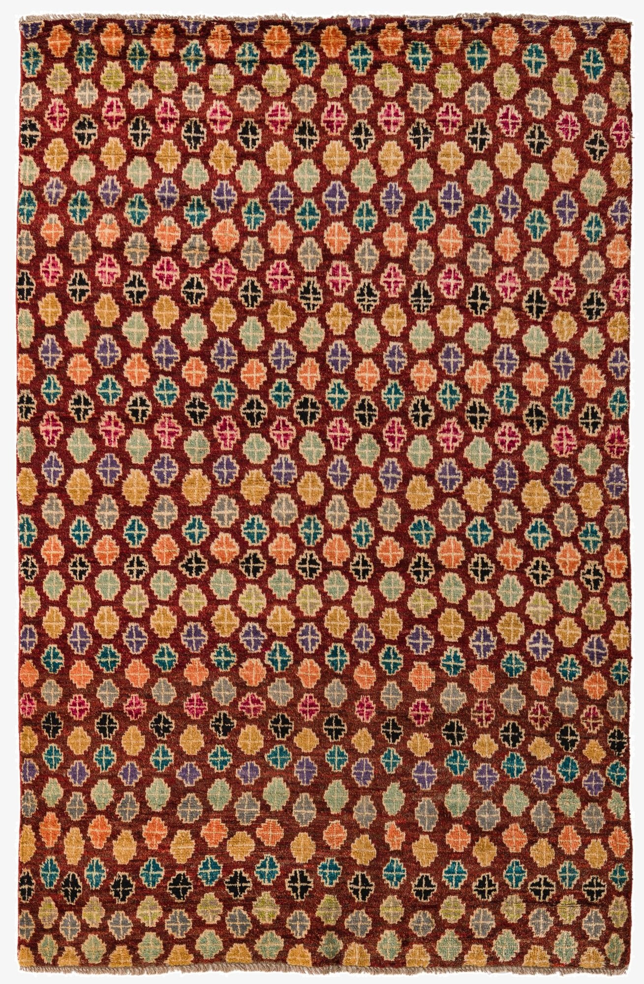 6' 2 x 9' 6  Hand Knotted Balouch Wool Rug