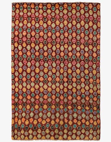 6' 2 x 9' 6 Hand Knotted Balouch Wool Rug